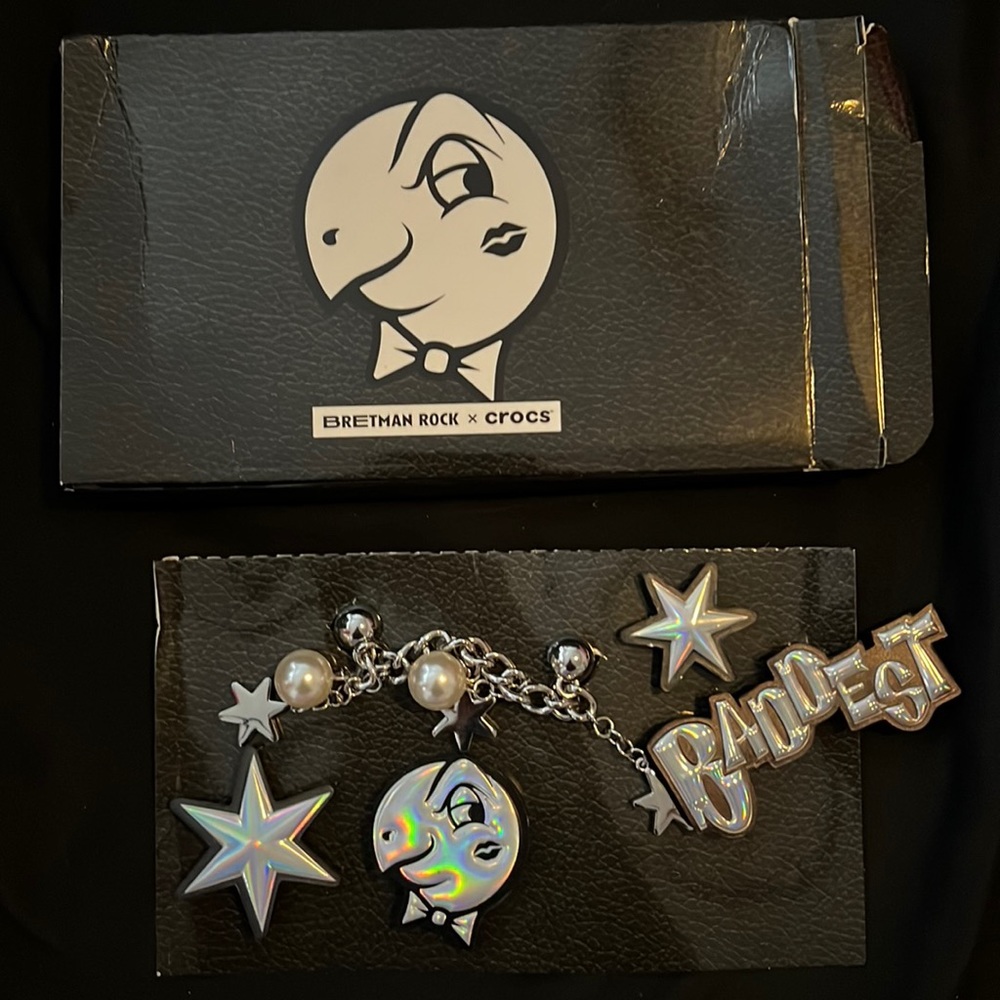 Bretman Rock x Crocs Charms Rare Authentic Bratz